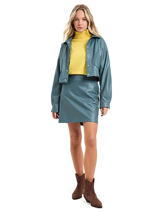 Свитер женский Cashmere&Merino blend oversize, цвет желтый, фото 3