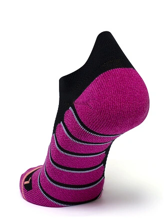 Носки женские ORGANOMICA Sport, цвет черно-розовый, фото 2