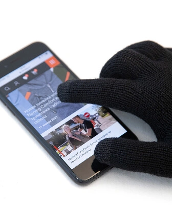 Перчатки Merino TEC Touch Screen, цвет черный, фото 3