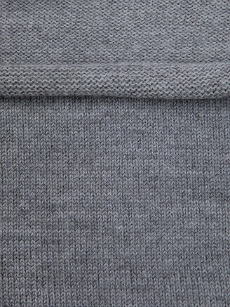 Теплый снуд из шерсти мериносов, цвет серый, фото 3