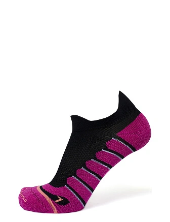 Носки женские ORGANOMICA Sport, цвет черно-розовый, фото 1