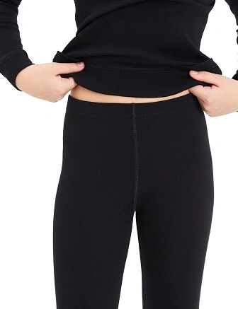 SOFT Комплект термобелья для девочек-подростков, цвет черный, фото 3