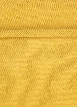 Теплый снуд из шерсти мериносов, цвет соломенный, фото 3