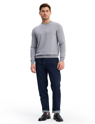 Джемпер Cash Touch, цвет светло-серый меланж, фото 3