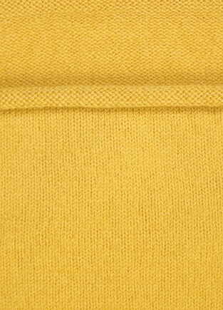 Теплый снуд из шерсти мериносов, цвет соломенный, фото 3