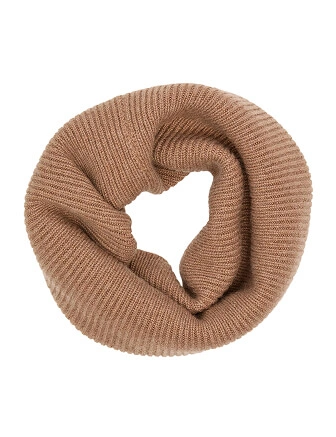 Снуд из шерсти, цвет бежевый, фото 2