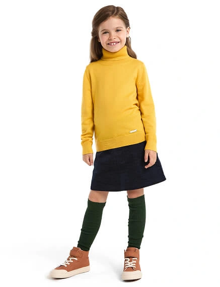 Шерстяной свитер Cash Touch для девочек, фото 2