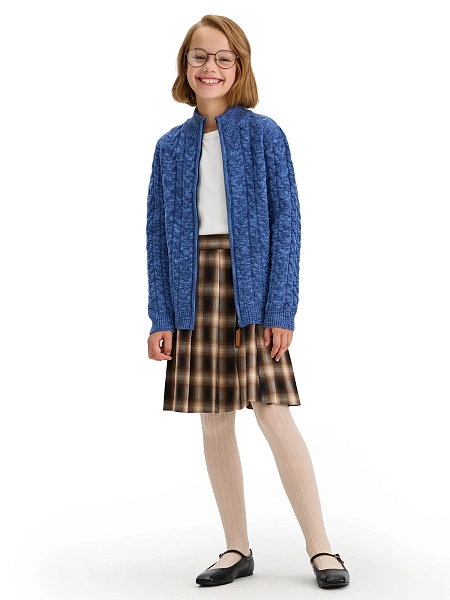 Кофта на молнии Super Fine Merino Wool для девочек, фото 6