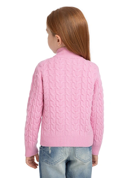 Кофта на молнии Super Fine Merino Wool для девочек, фото 4