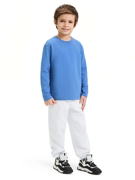 Лонгслив ORGANOMICA Cotton, цвет джинс, фото 2