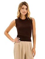 Топ трикотажный Шоколад