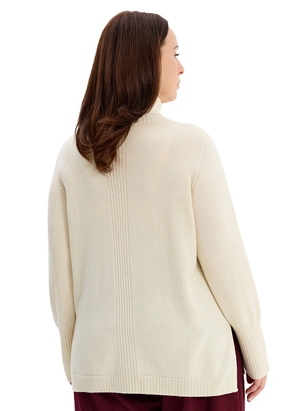 Merino Base Свитер oversize, цвет молочный, фото 2