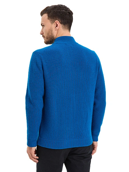 Кардиган мужской на молнии Merino Knitted, цвет арктик, фото 2