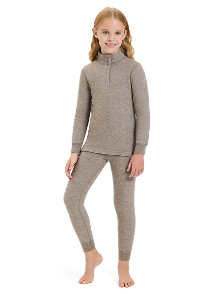 Термобелье фуфайка детская для девочек серии "-60°C", цвет бежевый, фото 2