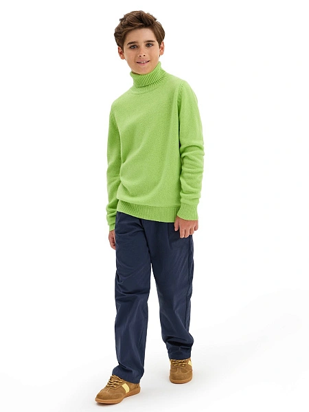 Свитер Merino Base детский для мальчиков-подростков, цвет светло-зеленый, фото 5