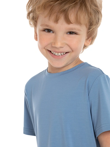 Футболка серии Bamboo для мальчика, цвет лаванда, фото 3