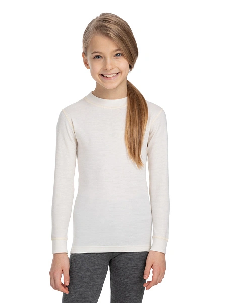 Термофутболка детская для девочек серии SOFT. Знак Woolmark, фото 1