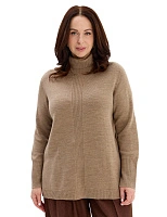 Merino Base Свитер oversize Бежевый меланж