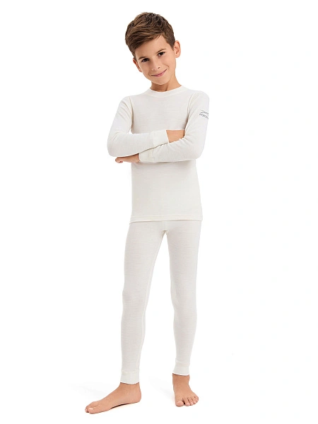 SOFT Комплект термобелья для мальчиков, цвет молочный, фото 1