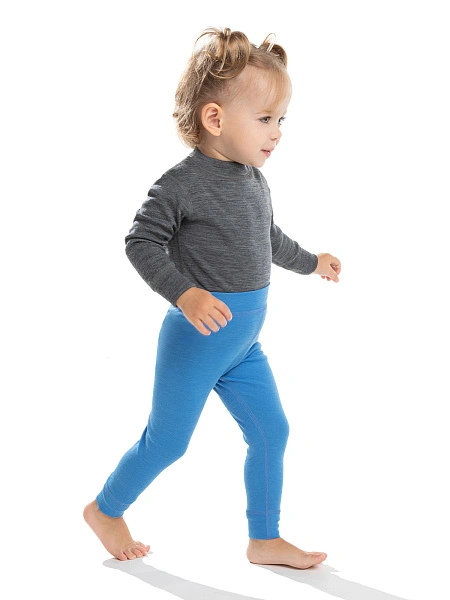 Термобелье штанишки детские SOFT. Знак Woolmark, цвет голубой, фото 1