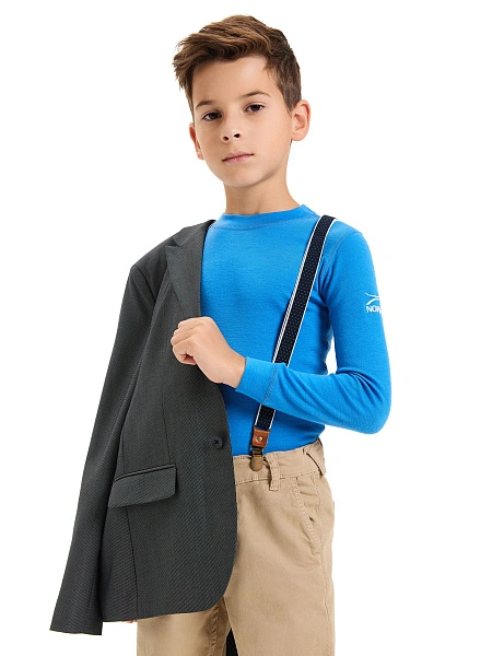 Термофутболка детская для мальчиков серии SOFT. Знак Woolmark, фото 5