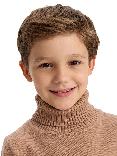 Свитер Merino Base детский для мальчиков-подростков, цвет бежевый, фото 3