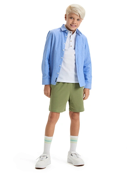 ORGANOMICA Cotton Шорты для мальчика, цвет олива, фото 1