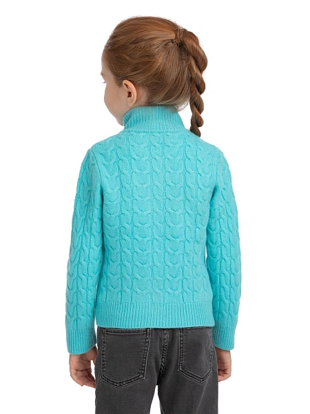 Кофта на молнии Super Fine Merino Wool для девочек, фото 4