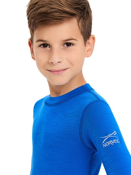 SOFT Комплект термобелья для мальчиков, цвет ультрамарин, фото 4