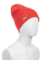 Шапка из 100% шерсти мериносов Коралловый меланж