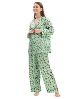 Костюм из шелка Принт Ягоды