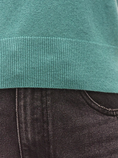 Топ трикотажный, цвет пыльно серо-зеленый, фото 4