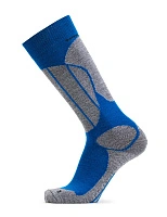 Термоноски женские ВЫСОКИЕ серии SPORT WOOL Голубой+серый