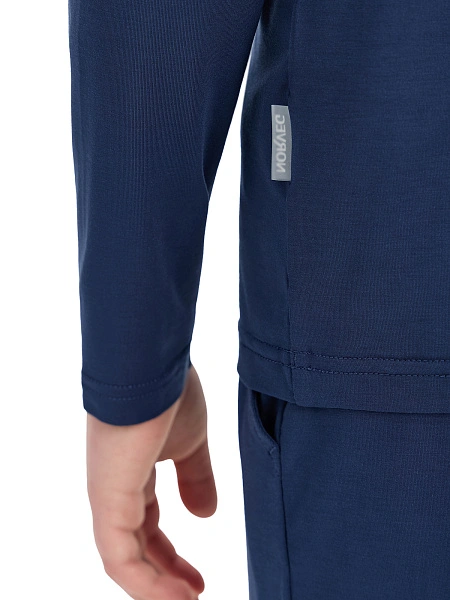 Лонгслив серии Bamboo для мальчика, цвет темно-синий, фото 4