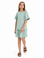 Юбка для девочки ORGANOMICA Cotton Ментол