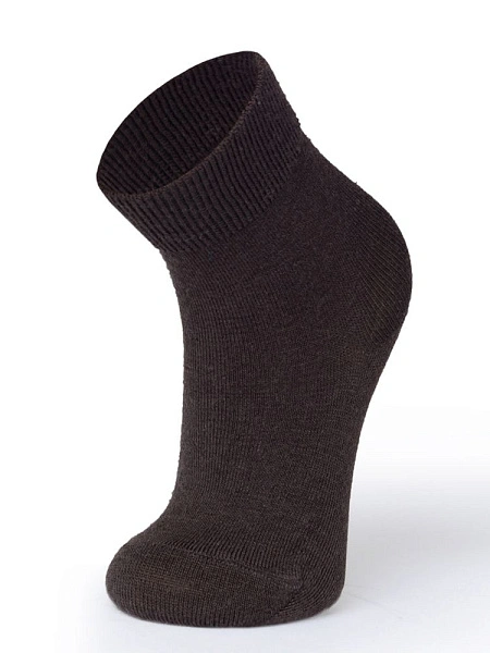 Термоноски детские шерстяные серии MERINO WOOL, цвет коричневый, фото 2