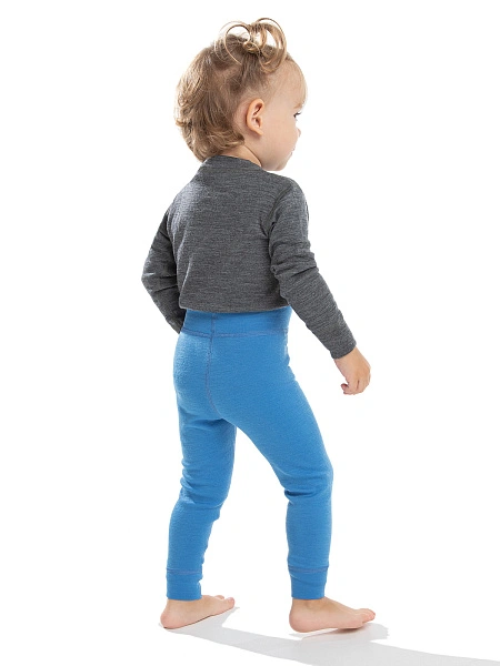 Термобелье штанишки детские SOFT. Знак Woolmark, цвет голубой, фото 2