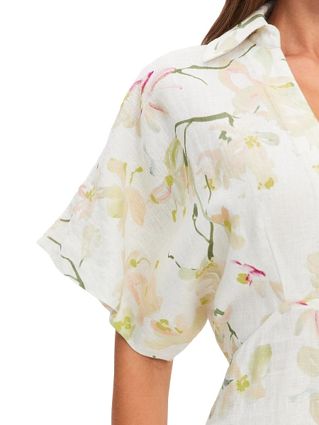 LINEN Платье женское, цвет паттерн magnolia, фото 5