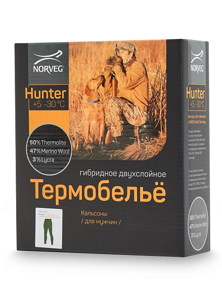 Термобелье кальсоны мужские для охоты и рыбалки серии HUNTER, фото 5