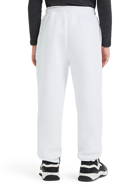 Джоггеры детские для мальчиков ORGANOMICA Cotton, цвет белый, фото 3