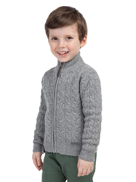 Кофта на молнии Super Fine Merino Wool, фото 3