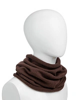 Теплый снуд из шерсти мериносов Шоколад