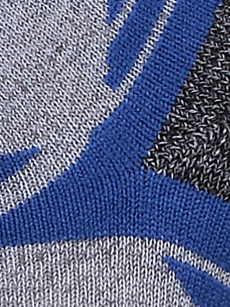 Термоноски Island Cup для занятий спортом детские, цвет серый+синий, фото 4