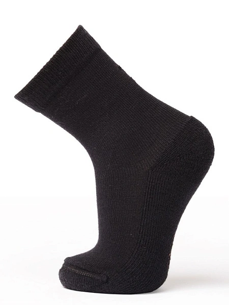 Термоноски детские шерстяные серии SOFT MERINO WOOL, цвет черный, фото 1