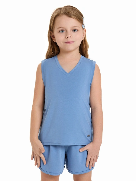 Топ для девочки Bamboo, цвет лаванда, фото 1