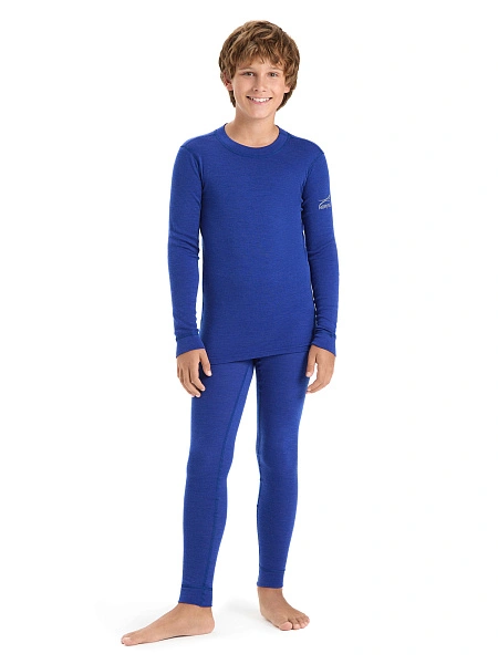 Термофутболка для мальчиков-подростков серии SOFT. Знак Woolmark, цвет синий, фото 2