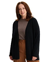 Merino Base Кардиган женский plus size Черный