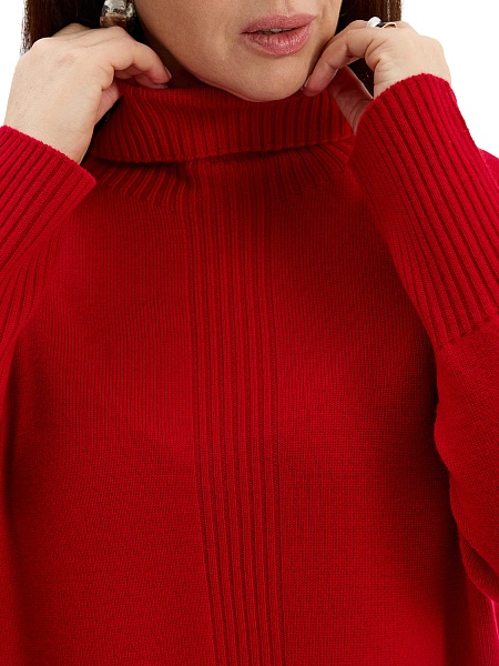 Merino Base Свитер oversize, цвет алый, фото 3