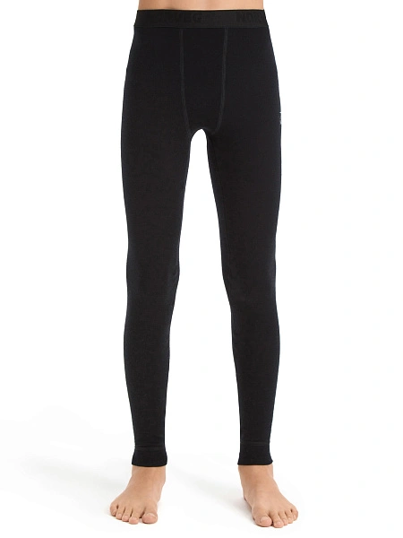 Термобелье кальсоны для мальчиков-подростков серии SOFT. Знак Woolmark, цвет черный, фото 1