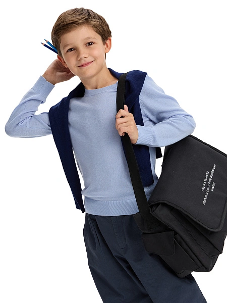 Джемпер CashTouch детский для мальчиков, цвет нежно-голубой, фото 6